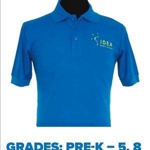 IDEA public charter school uniform, Youth XL, Blue, Great Condition.